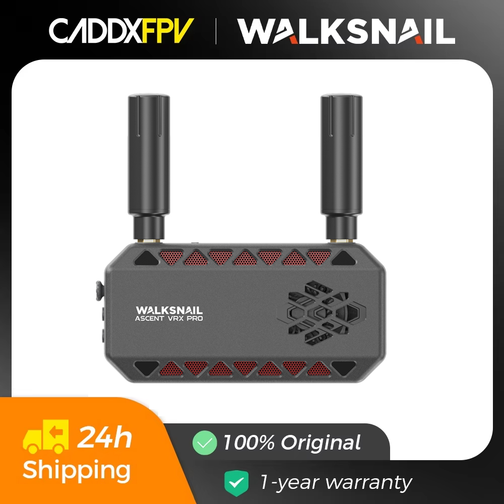 Skyzone Sky04O Pro Fpv Goggles - Caddx Walksnail Ascent VRX Proレシーバーは、すべてのFPVゴーグルとHDMI入力対応ディスプレイに対応しており、Ascent Lite+