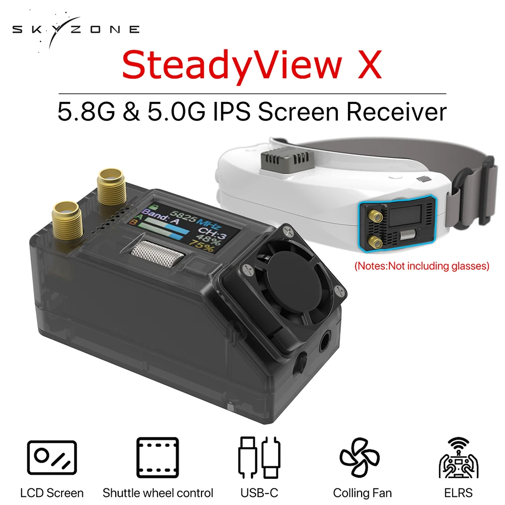 SKYZONE Steadyview X 5/5.8G レシ - Skyzone Steadyview X Receiver Module のレビューと価格