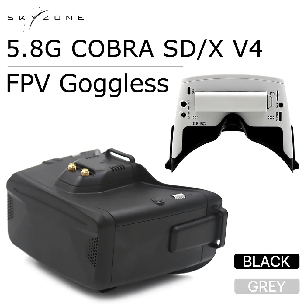 Skyzone 5.8G Cobra SD/X V4 FPV - Skyzone Sky04O Pro Fpv Goggles のレビューと価格